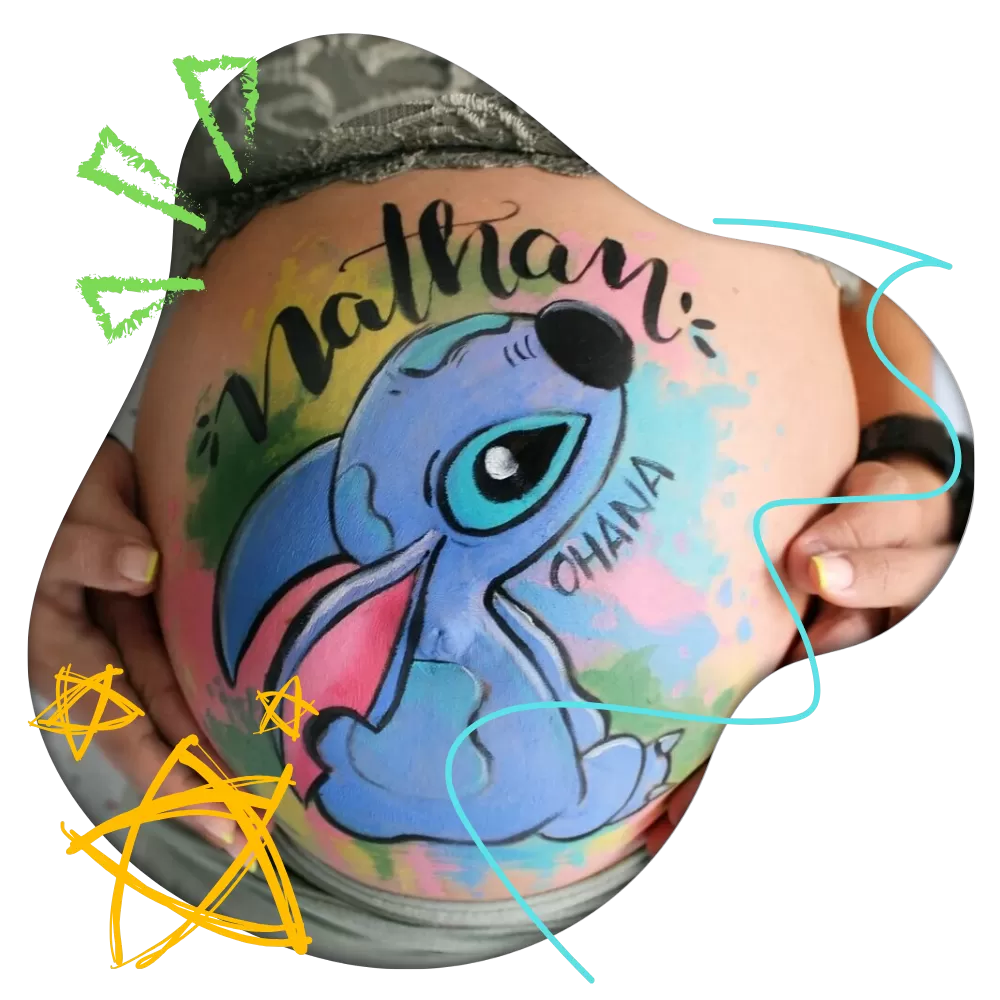 Pictura pe burtica, pictura gravide